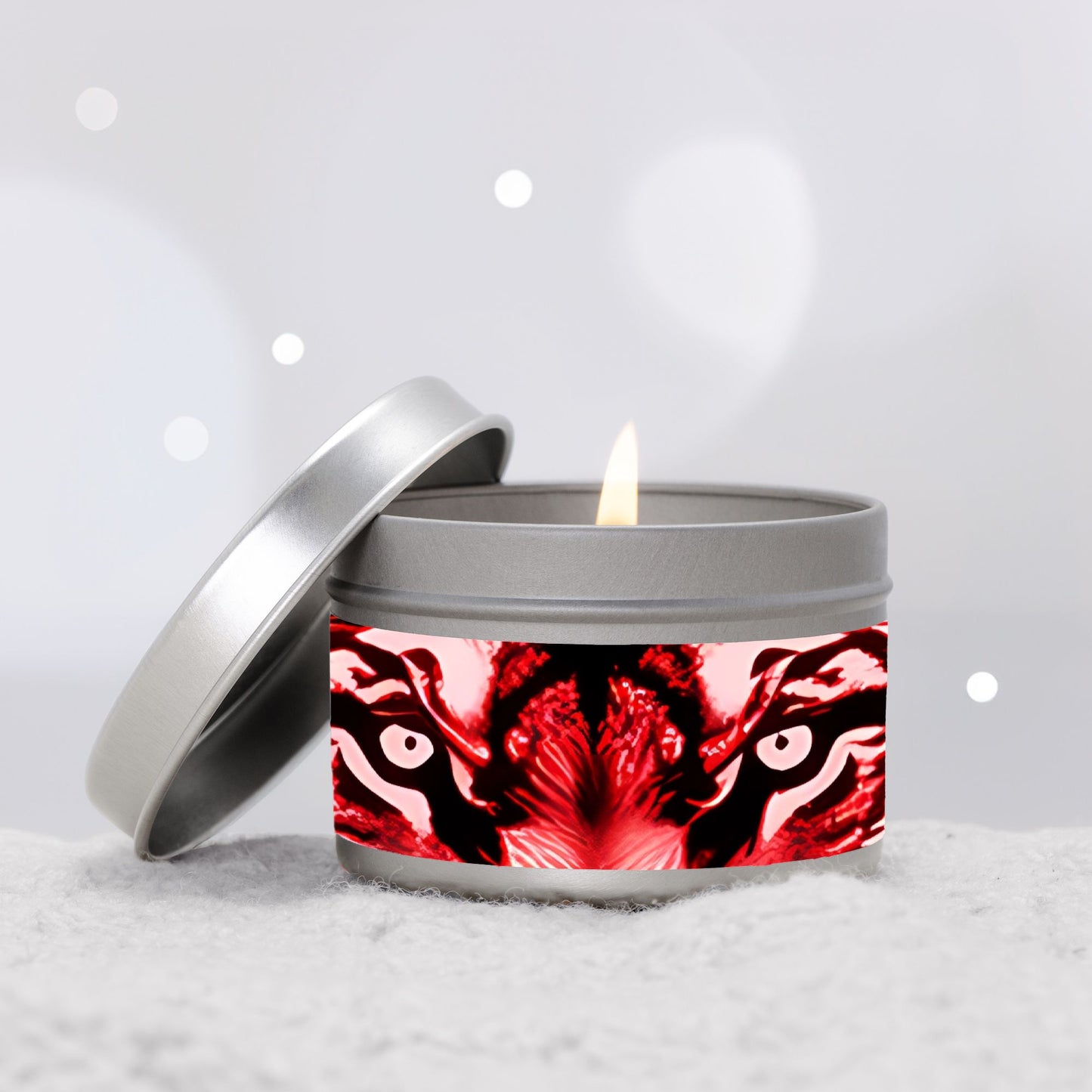 Candle Tin 4oz-Tiger