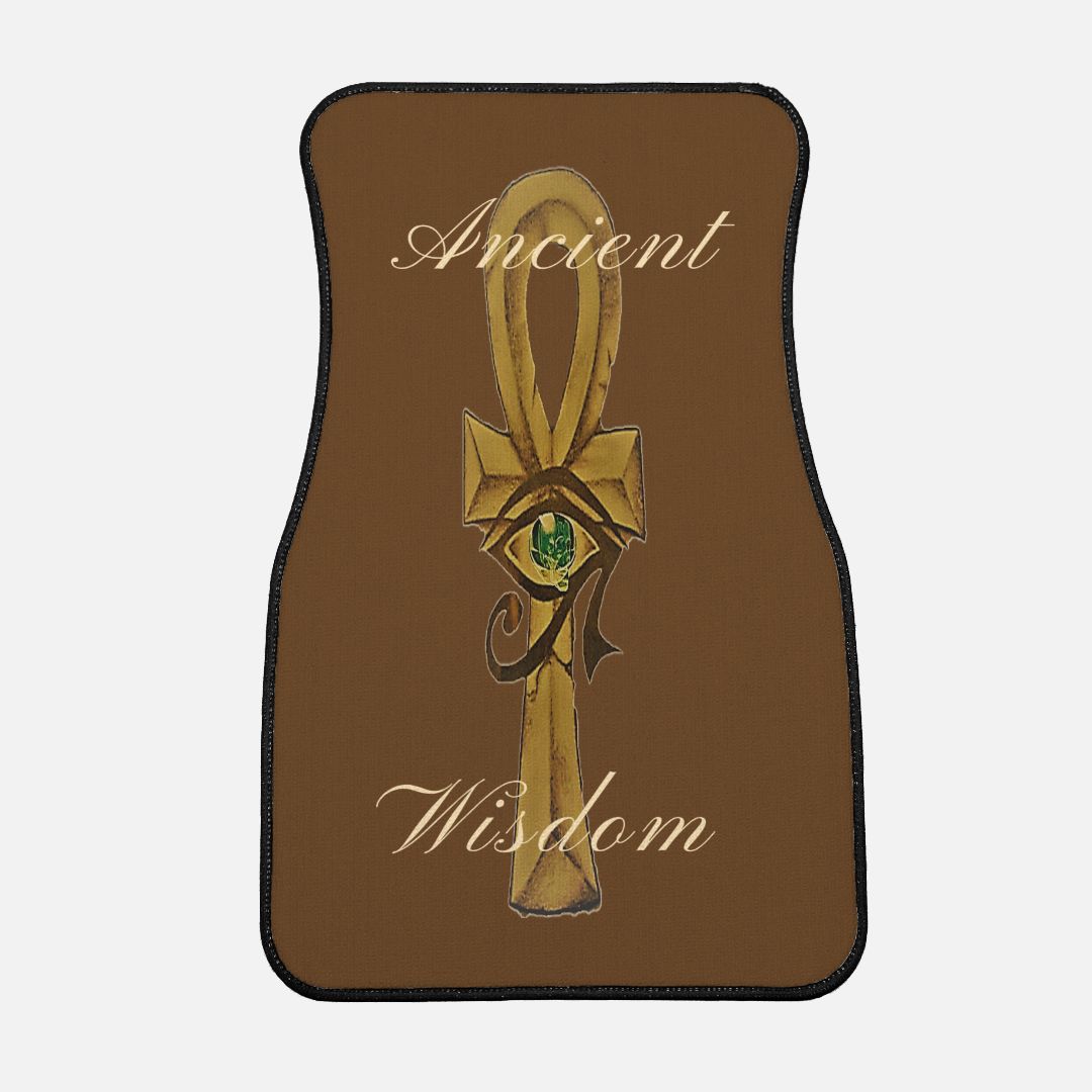 Car Mat - Front (pair) 17" x 27"-Ancient Wisdom