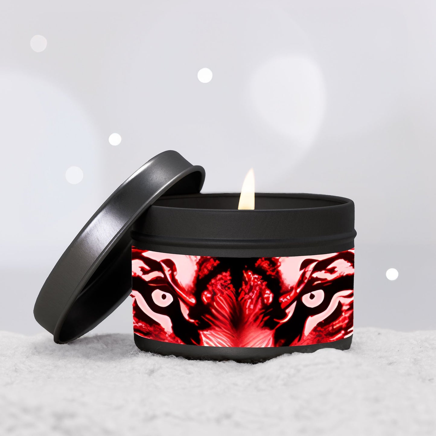 Candle Tin 4oz-Tiger