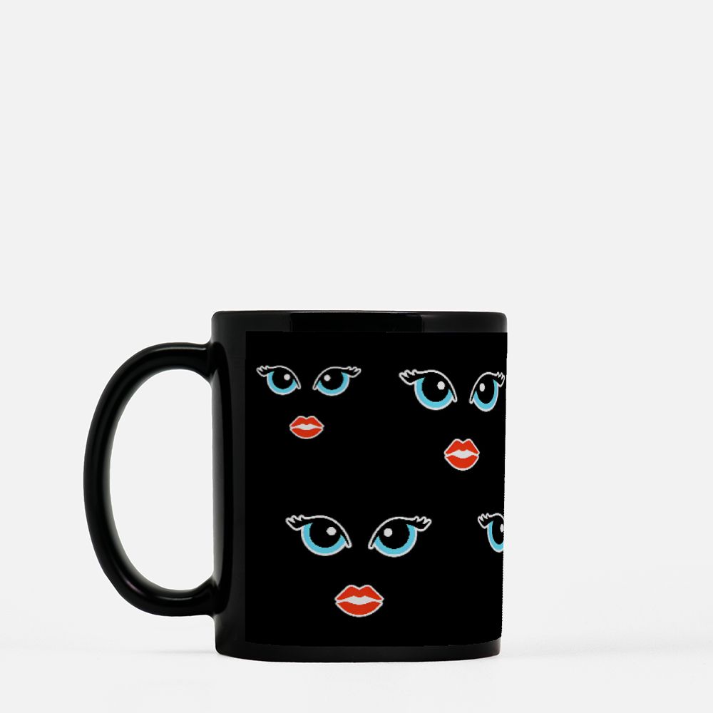 Black Mug 11oz-eyes