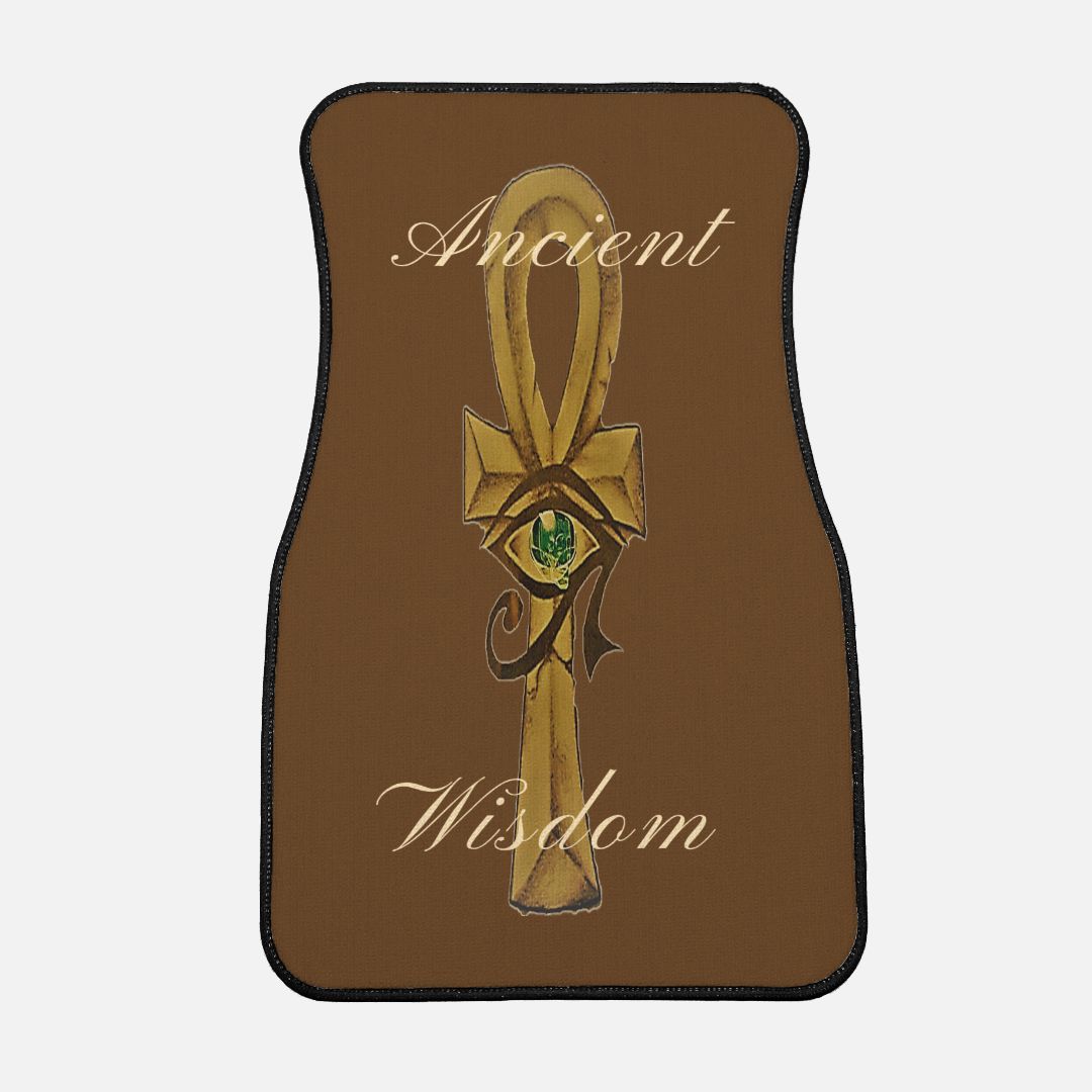 Car Mat - Front (pair) 17" x 27"-Ancient Wisdom