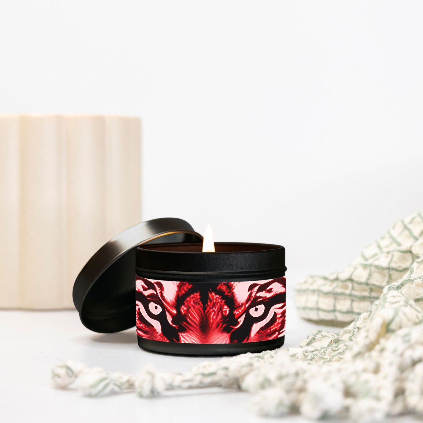 Candle Tin 4oz-Tiger