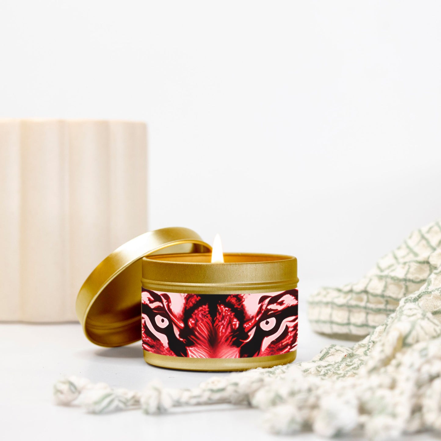 Candle Tin 4oz-Tiger